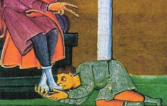 Le serviteur implorant la patience de son ma&icirc;tre 