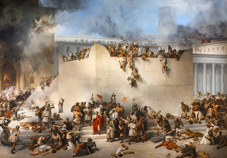 destruction du temple