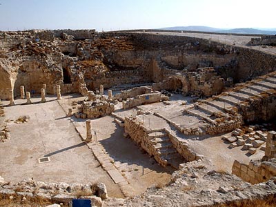 L'intérieur de la forteresse