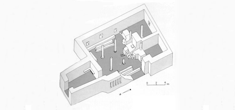 Reconstitution isométrique du temple-fosse de Lakish