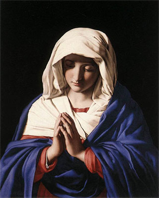 La Vierge en prière